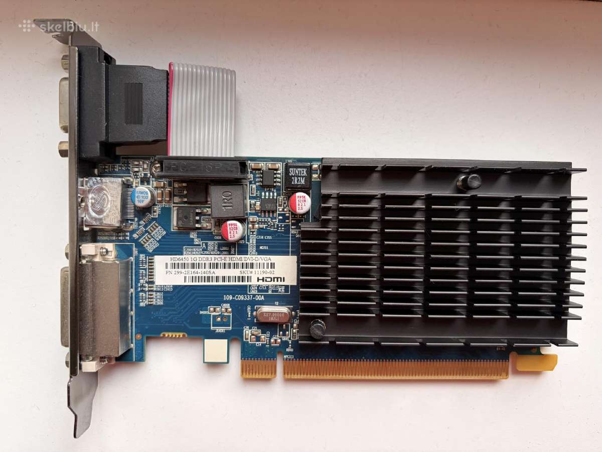 Amd Radeon HD 6450 1gb Ddr3 Pcie vaizdo plokštė