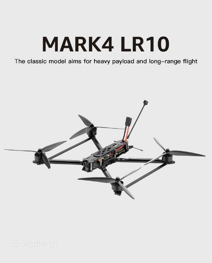 Nauji 10' fpv dronai