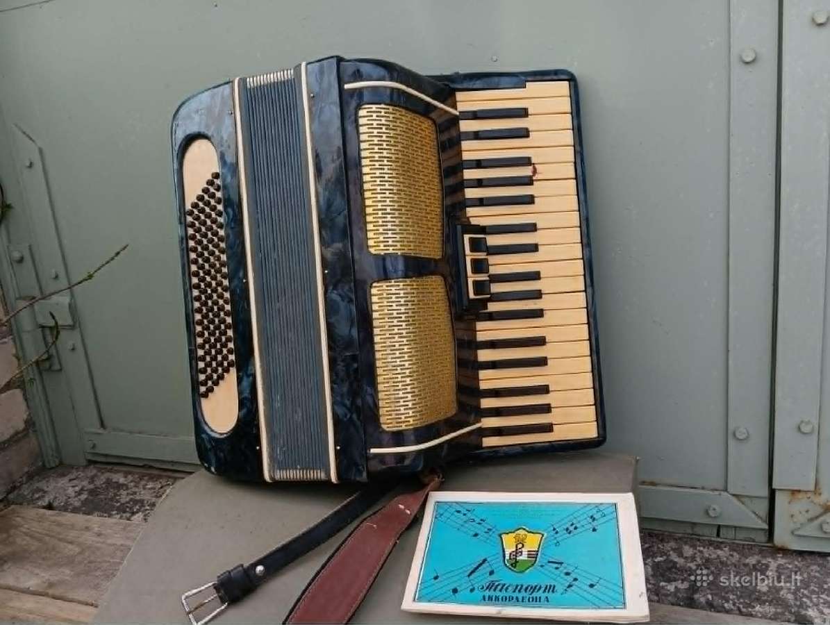 Akordeonas Vesnyanka, made in Ukraine, 1966