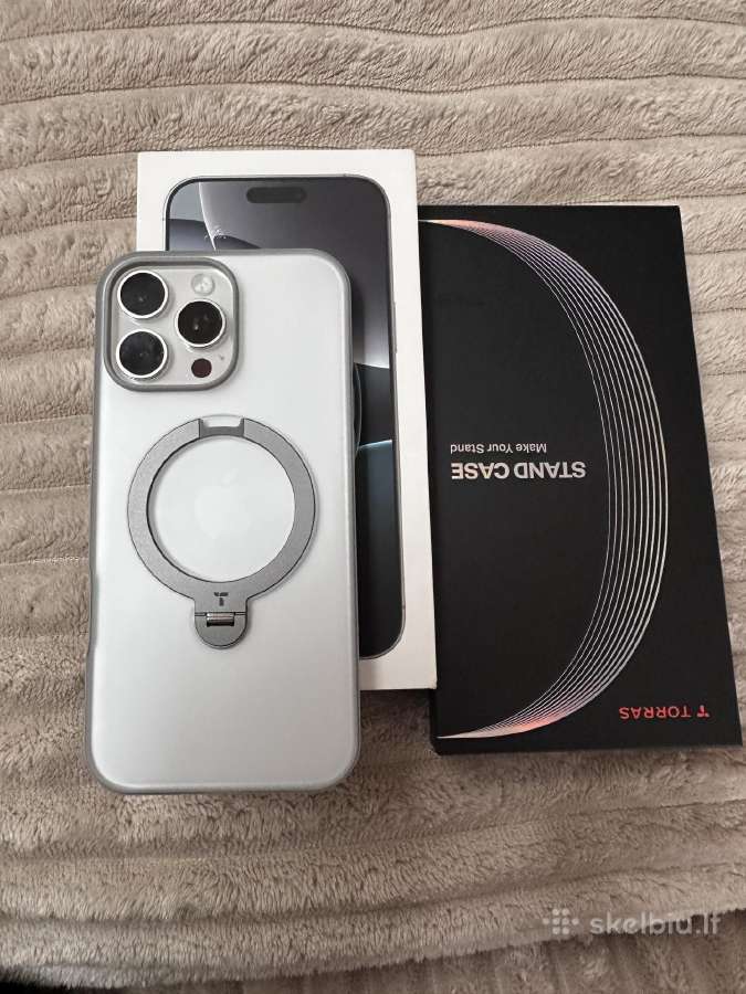 iPhone 16 Pro Max, White Titanium, 256 GB