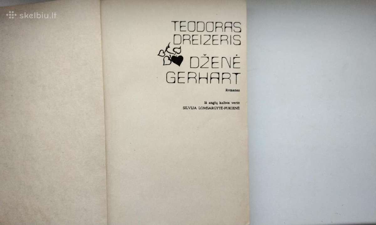 T. Dreiser. Dženė Gerhart - nuotraukos Nr. 2