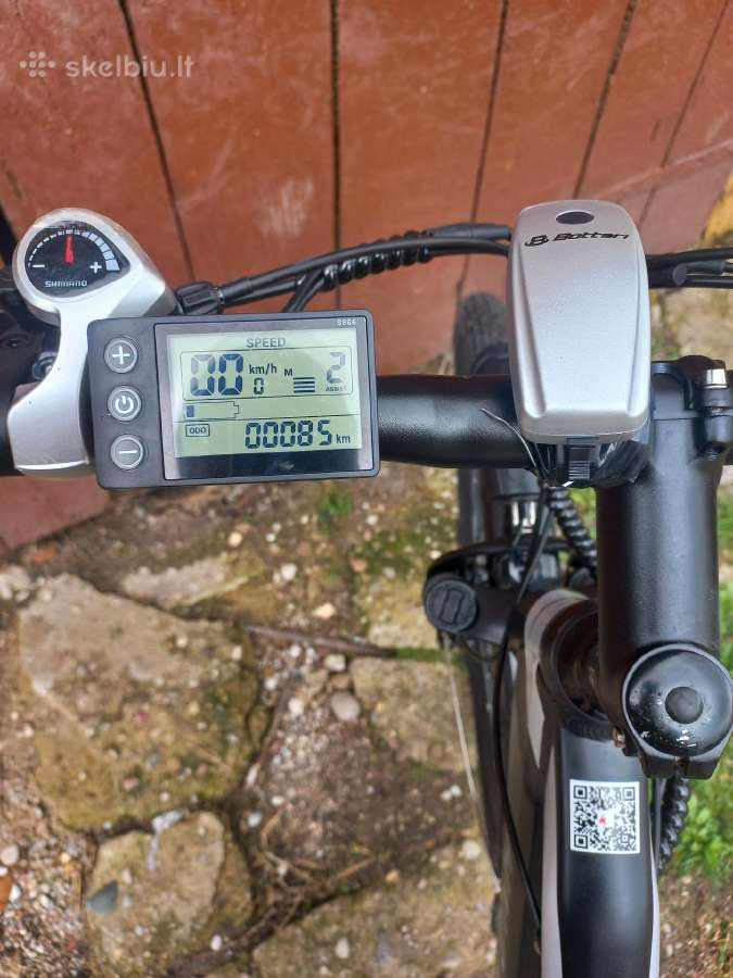 Parduodamas praktiskai naujas 29c ratu el.dviratis