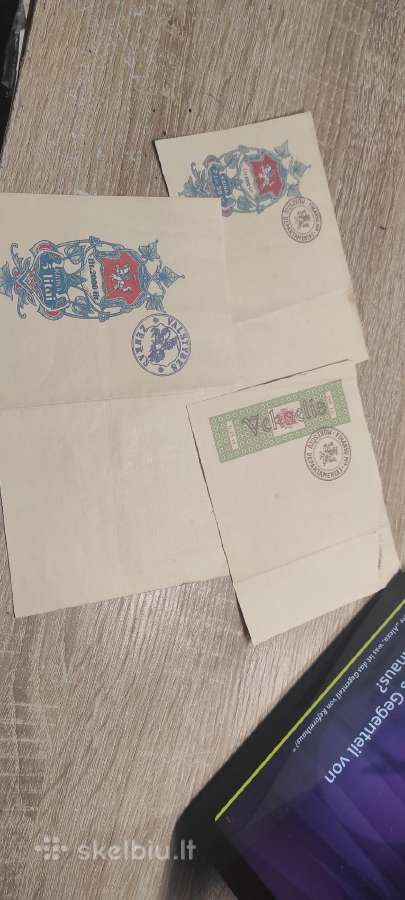 Reti tarpukario Lietuvos vekseliai ir valstybės že - nuotraukos Nr. 2