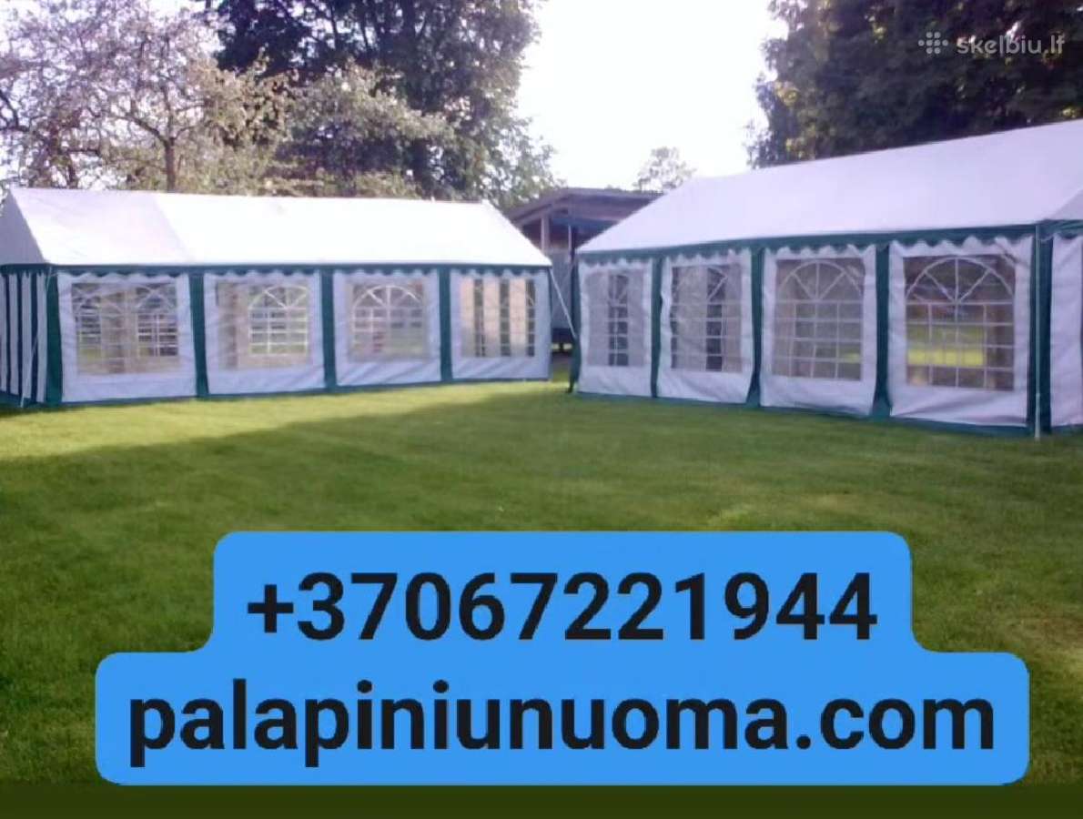 Šventinių palapinių nuoma, pardavimas Lauko baldai - nuotraukos Nr. 3
