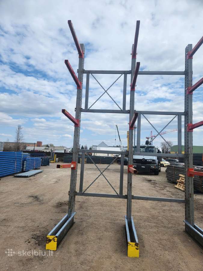 Naudoti Vienpusiai Konsoliniai Stelažai 5m Aukščio - nuotraukos Nr. 3