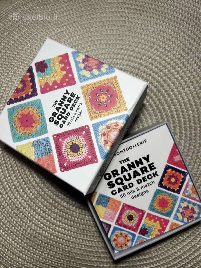 Granny Square (Močiutės kvadratėlių kortelės)