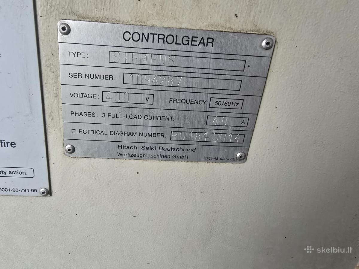 CNC Tekinimo staklės Hitachi Seiki St-200 - nuotraukos Nr. 4