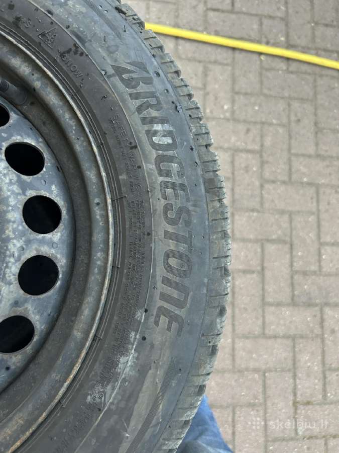 Padangos naujos Bridgestone 195/65/r15 su diskais - nuotraukos Nr. 3