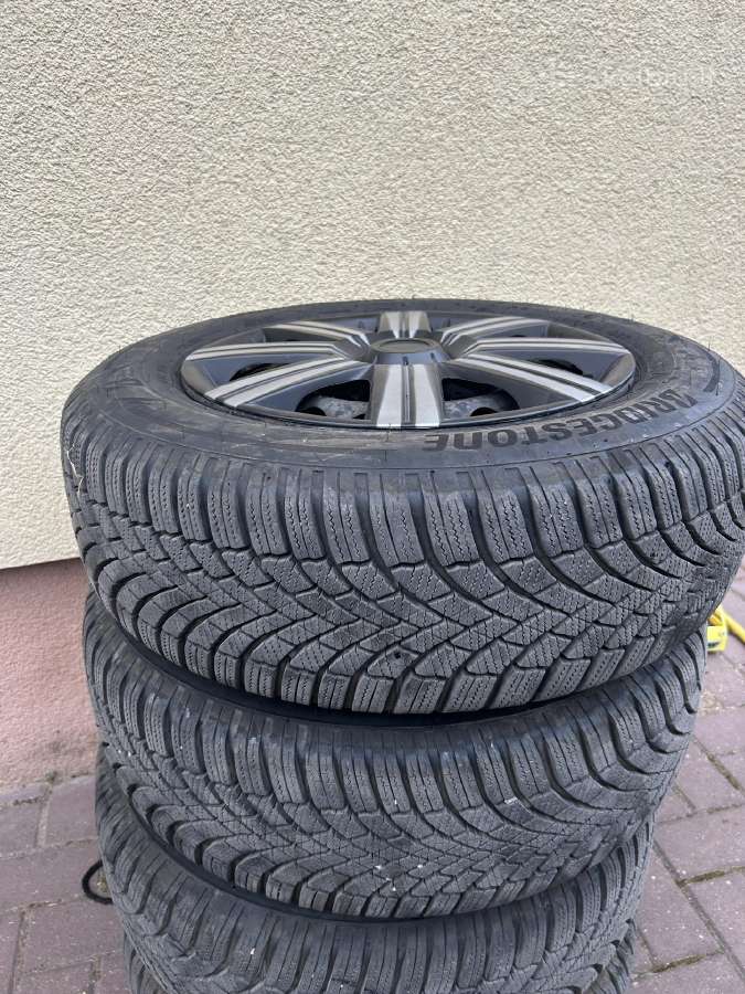 Padangos naujos Bridgestone 195/65/r15 su diskais - nuotraukos Nr. 4