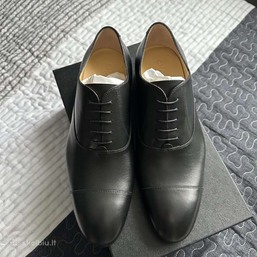 Nauji Chanel vyriški odiniai Oxford batai 44 - nuotraukos Nr. 2
