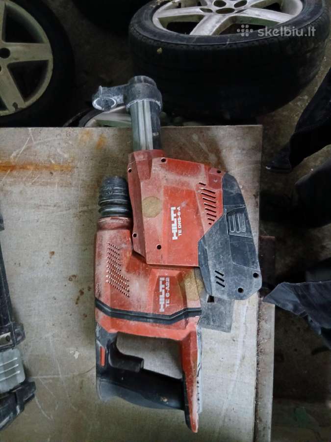Hilti te 6-22 perforatorius su siurbliu ir bateri