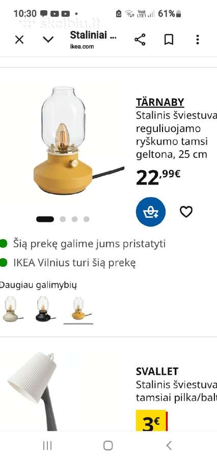 Šviestuvai lempos - nuotraukos Nr. 2