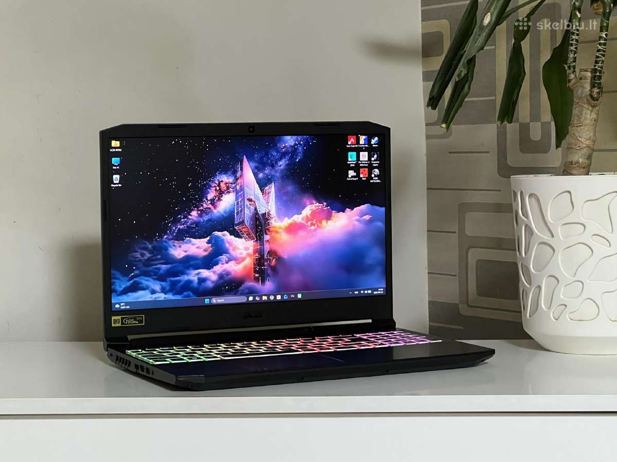 Parduodamas Acer Nitro su Rtx 3070 8gb, 2k 165hz.