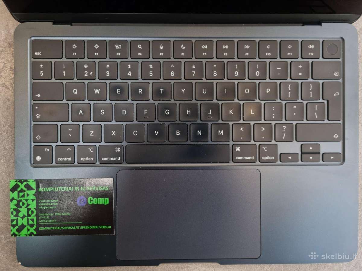 Apple MacBook Air M2 8gb 256gb Midnight - nuotraukos Nr. 2
