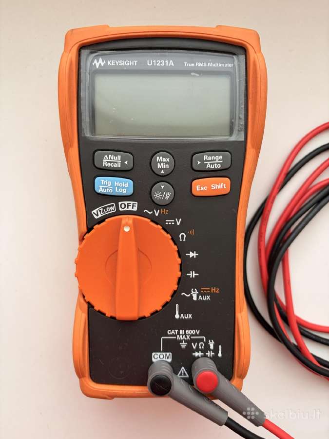 Keysight U1231a skaitmeninis multimetras