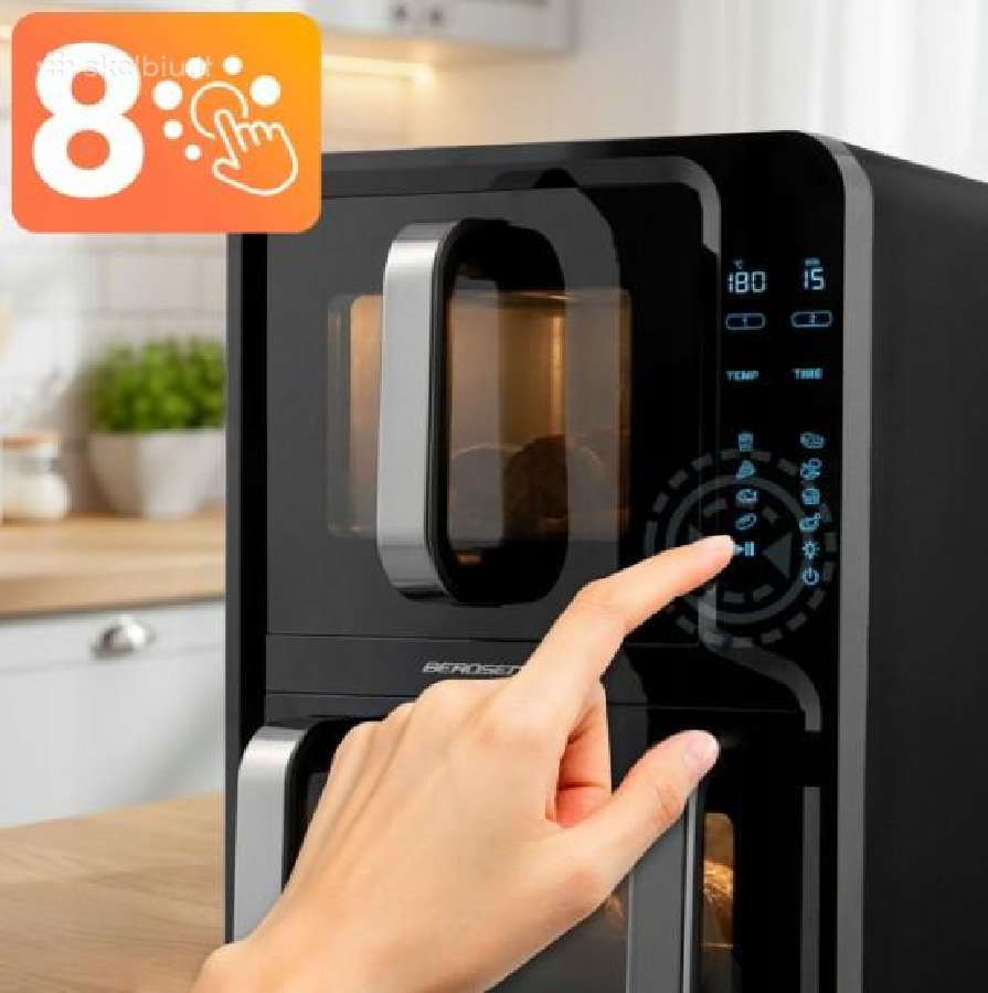Karšto oro gruzdintuvė Berdsen Bd-664, 12l, 2800w - nuotraukos Nr. 6