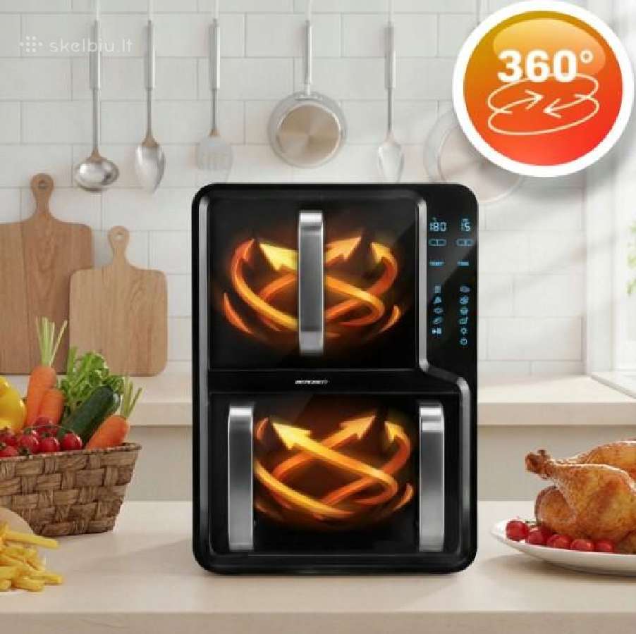 Karšto oro gruzdintuvė Berdsen Bd-664, 12l, 2800w - nuotraukos Nr. 8
