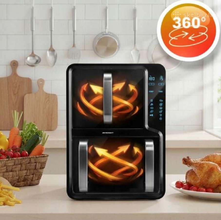 Karšto oro gruzdintuvė Berdsen Bd-664, 12l, 2800w - nuotraukos Nr. 11