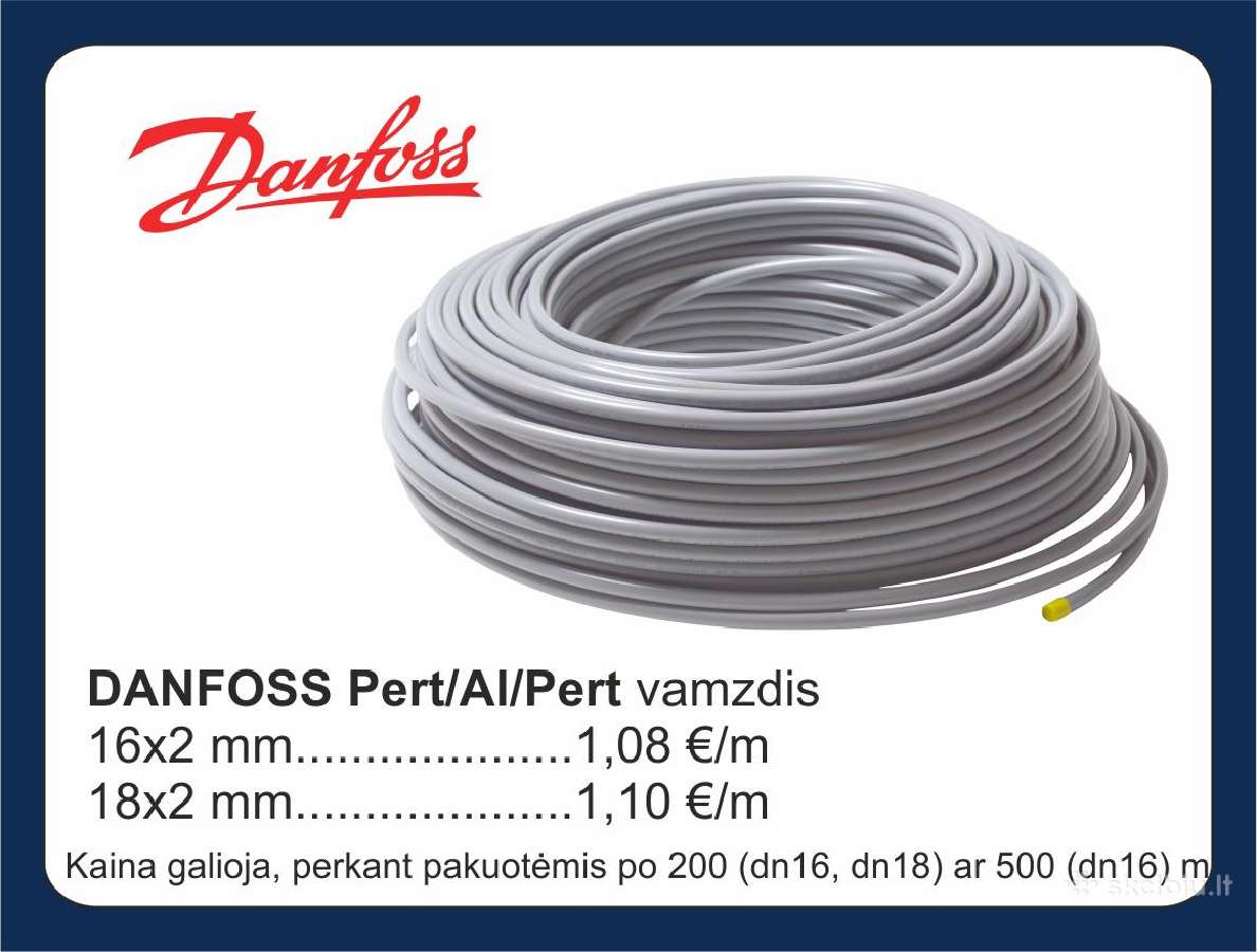 "Danfoss" ir "Ferro" daugiasluoksniai vamzdžiai - nuotraukos Nr. 2