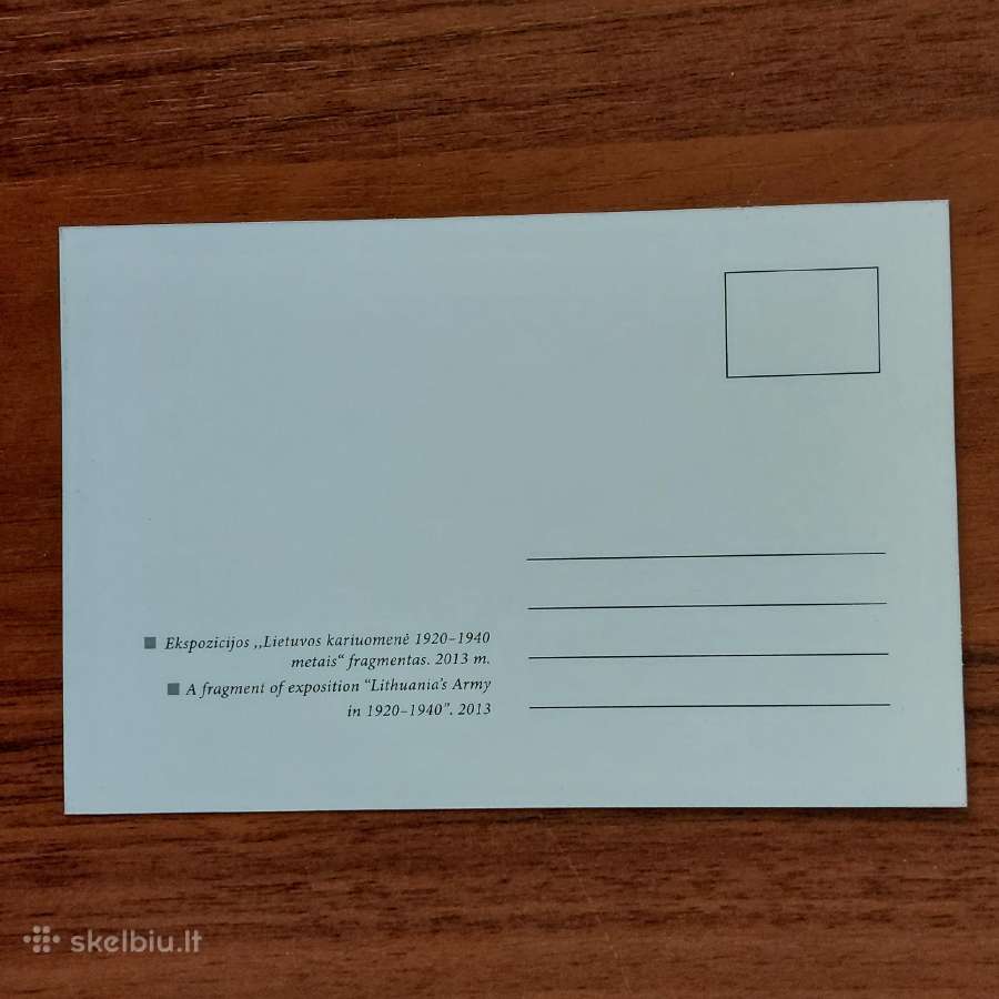Atvirukai - Vytauto Didžiojo karo muziejus - nuotraukos Nr. 20
