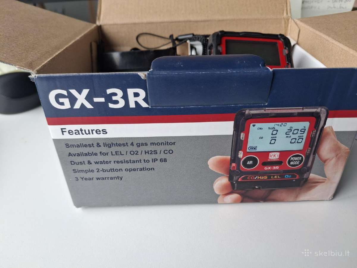 Dujų nuotekio detektorius GX-3r - nuotraukos Nr. 3