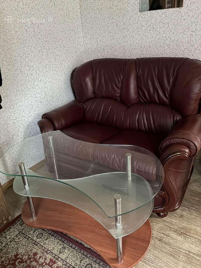 Parduodama odinė sofa - nuotraukos Nr. 2
