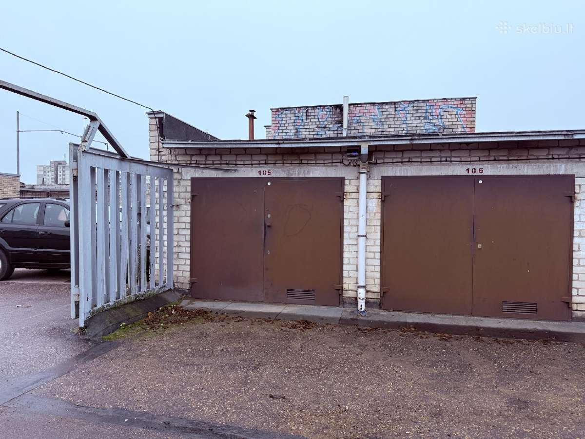 Nuomojamas Dvigubas Garažas – 40 m² Islandijos pl