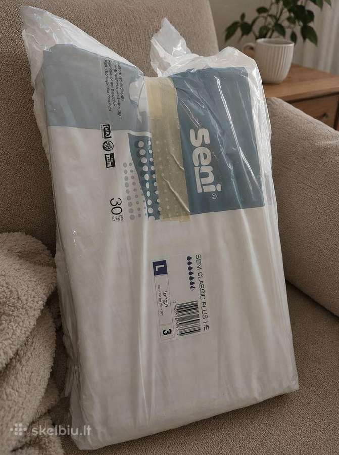 Seni sauskelnės suaugusiesiems Classic Plus He, L