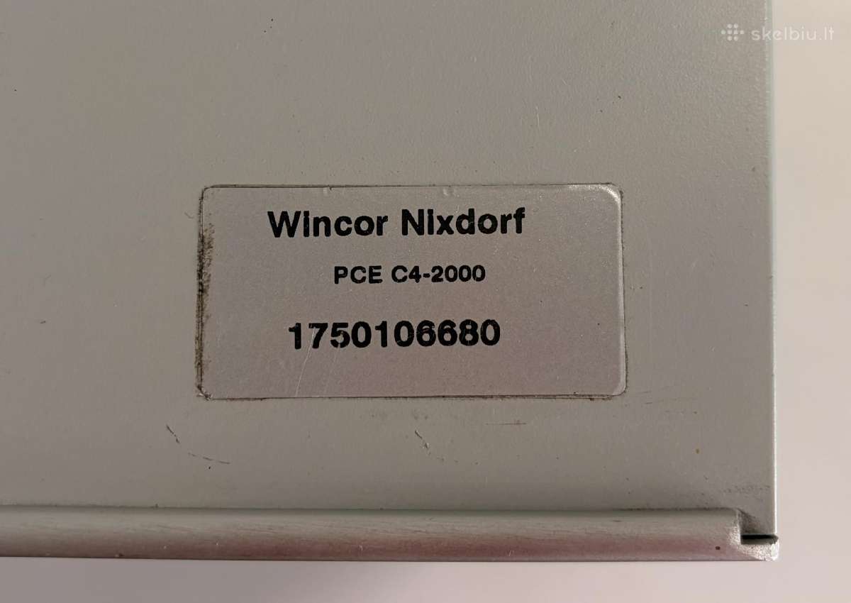 Wincor Nixdorf / Snoras bankomato kompiuteris - nuotraukos Nr. 8