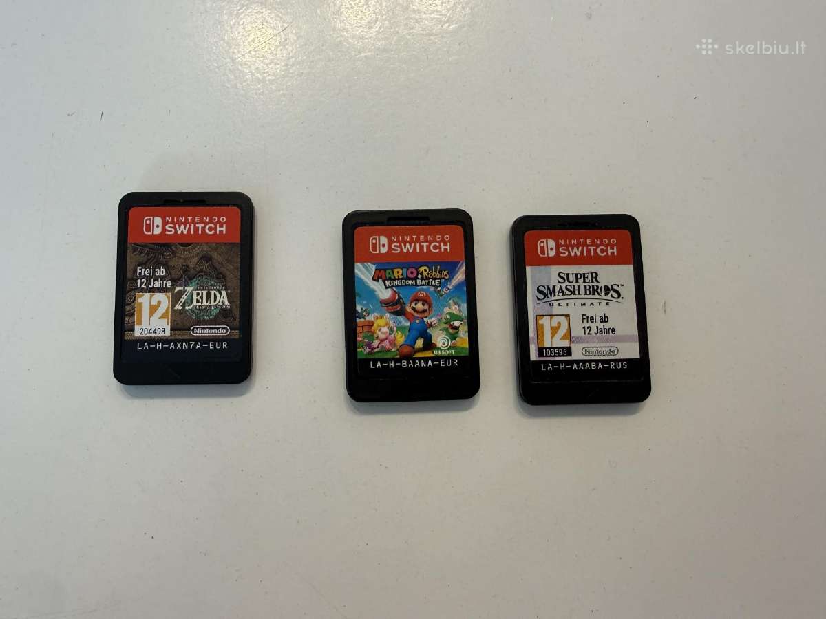 Nintendo switch žaidimai, naudoti - nuotraukos Nr. 2