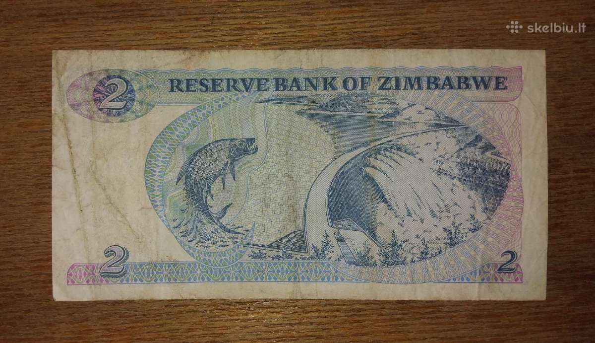 Zimbabvės 2 $ banknotas - nuotraukos Nr. 2