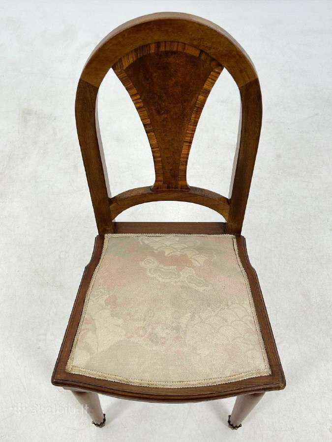 Biedermeier stiliaus kėdė - nuotraukos Nr. 6