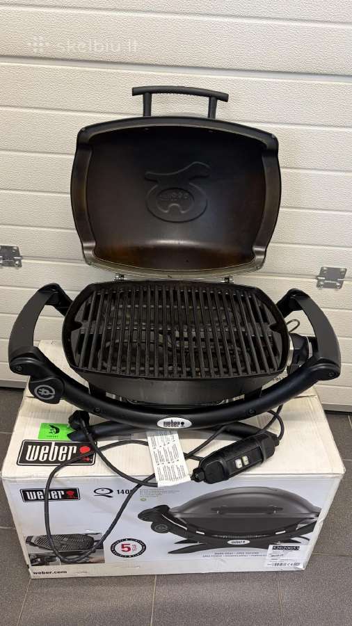 Weber Q1400 elektrinis grilis su priedais - nuotraukos Nr. 2