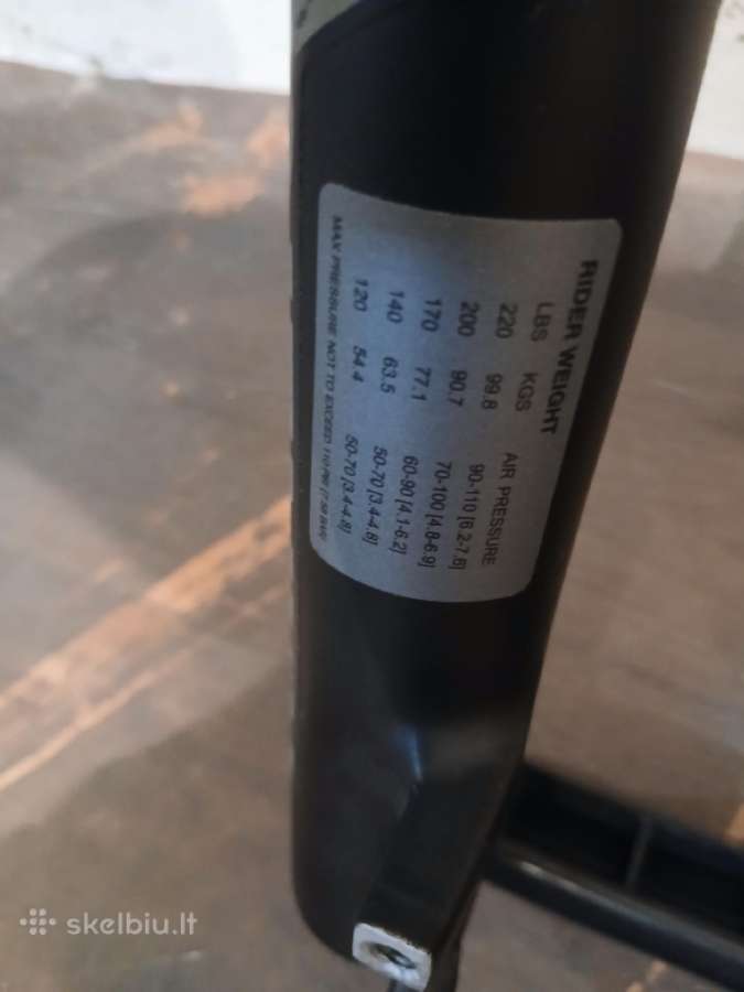 Amortizuojanti orinė šakė 27,5'' - nuotraukos Nr. 3