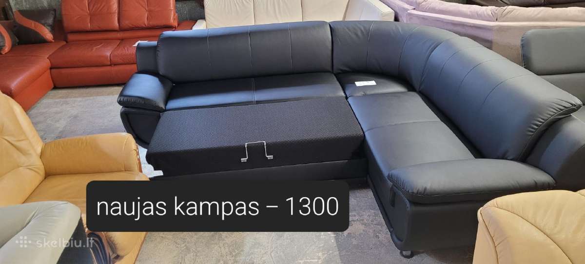 Nauji ir Naudoti Odiniai Baldai kampas sofa lova - nuotraukos Nr. 23