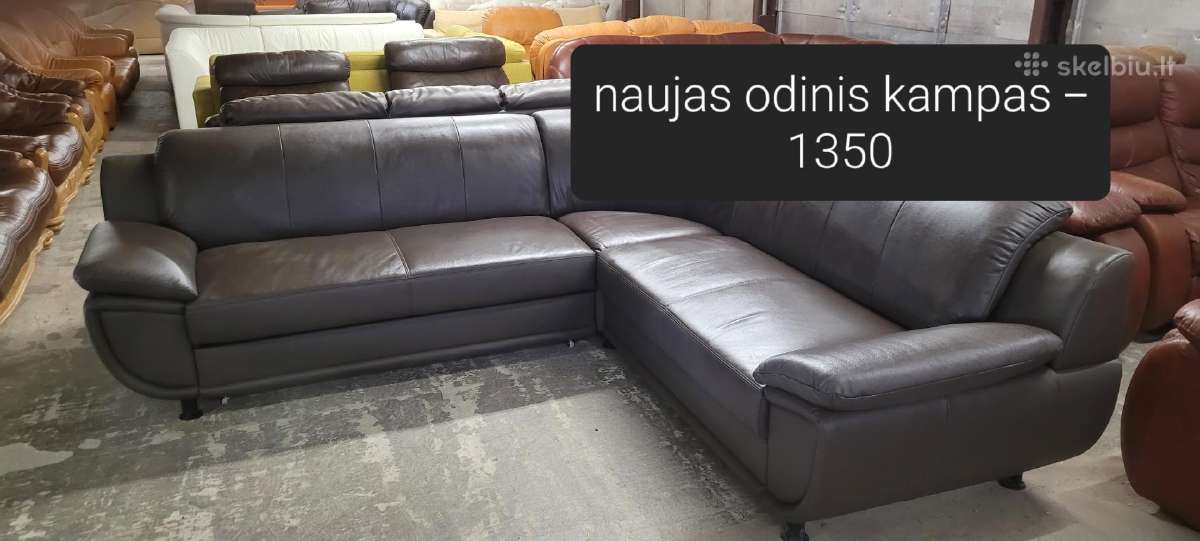 Nauji ir Naudoti Odiniai Baldai kampas sofa lova - nuotraukos Nr. 27