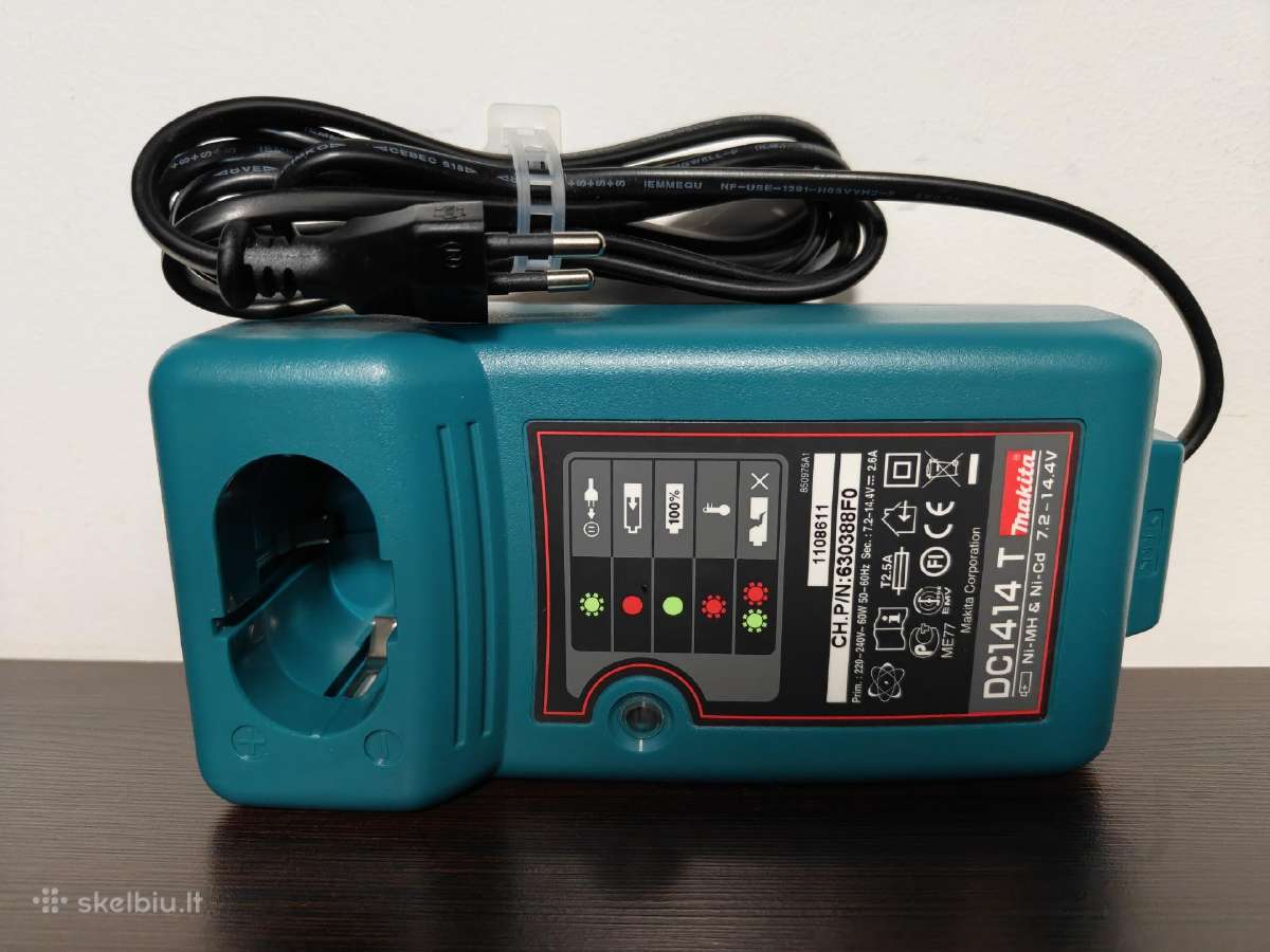 Akumuliatorių pakrovėjas Makita Dc1414t