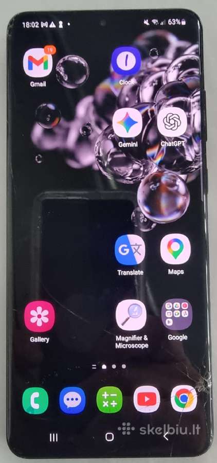 Samsung s20 ultra su gera baterija - nuotraukos Nr. 16