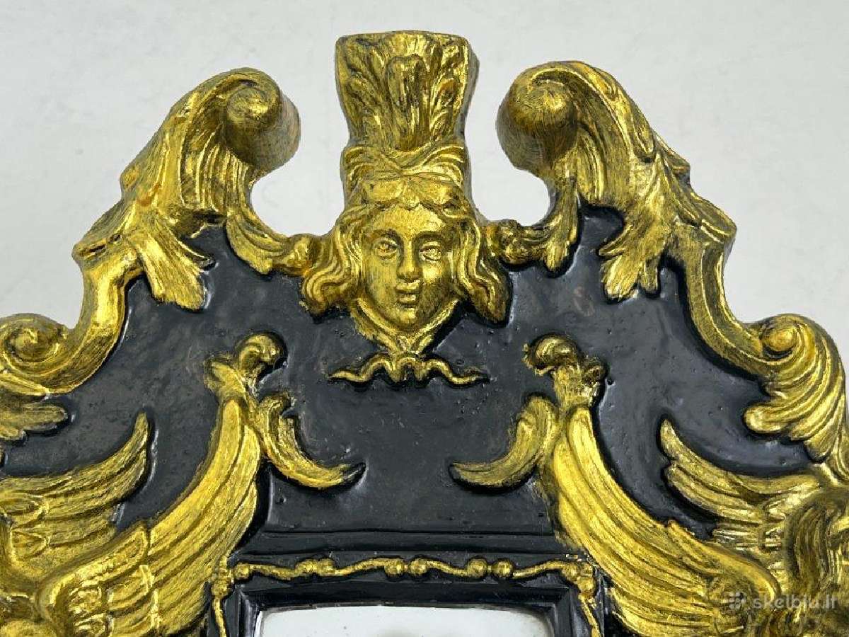 Siauras veidrodis juodame rėme - nuotraukos Nr. 6