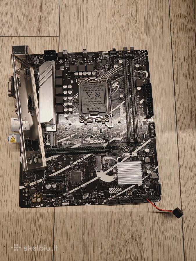 Asus prime B760m-k/ Cpu 9100 + ventiliatoriai