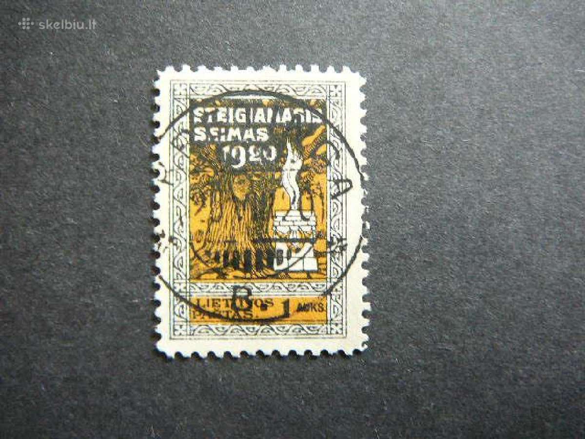 Lietuva 1920 Seimas antsp. lit84a