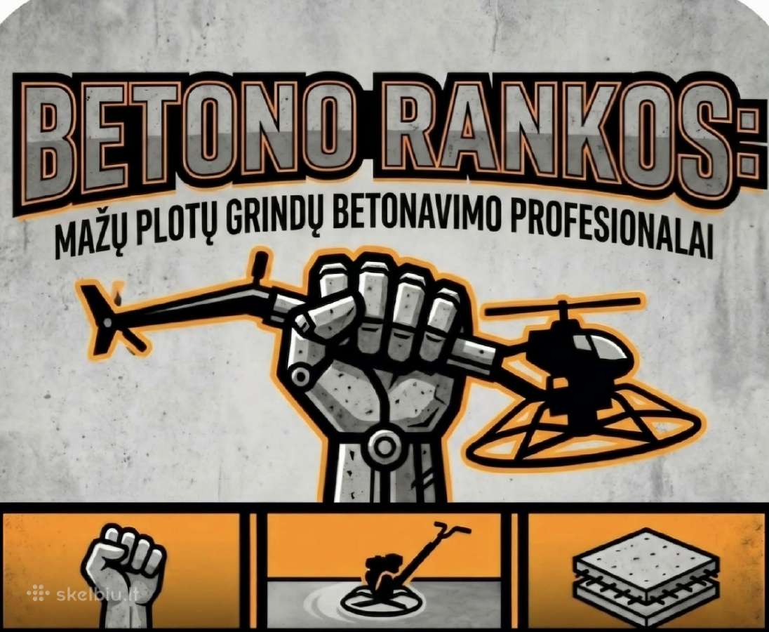 Mažų Plotų Patalpų Grindų Betonavimas