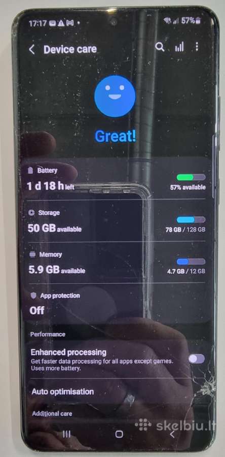 Samsung s20 ultra su gera baterija - nuotraukos Nr. 25