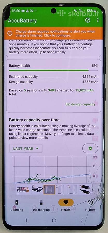 Samsung s20 ultra su gera baterija - nuotraukos Nr. 33