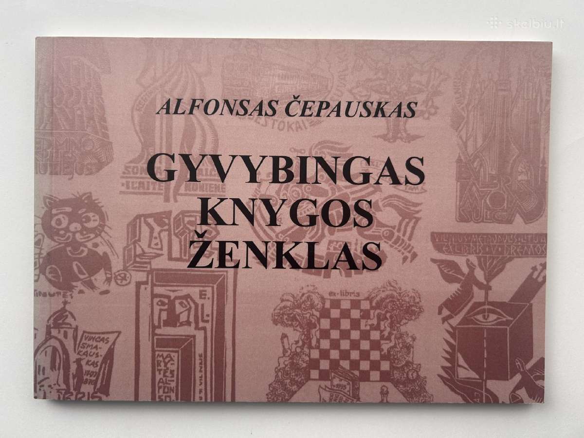Gyvybingas knygos ženklas. A. Čepkauskas