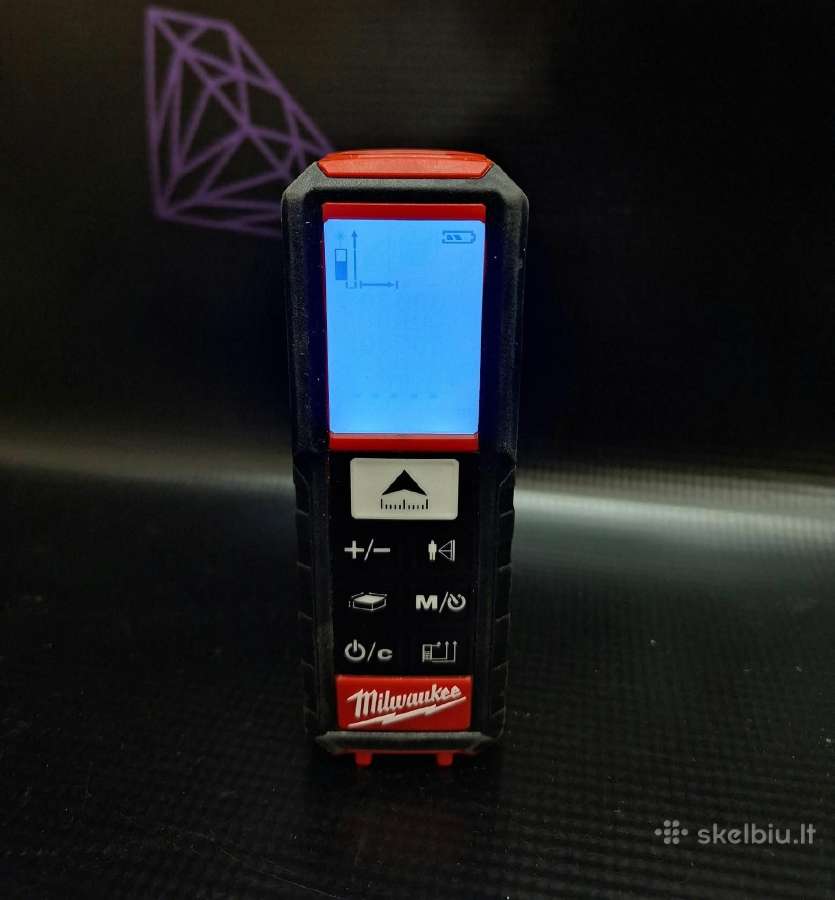 Lazerinis atstumo matuoklis Milwaukee Ldm 50