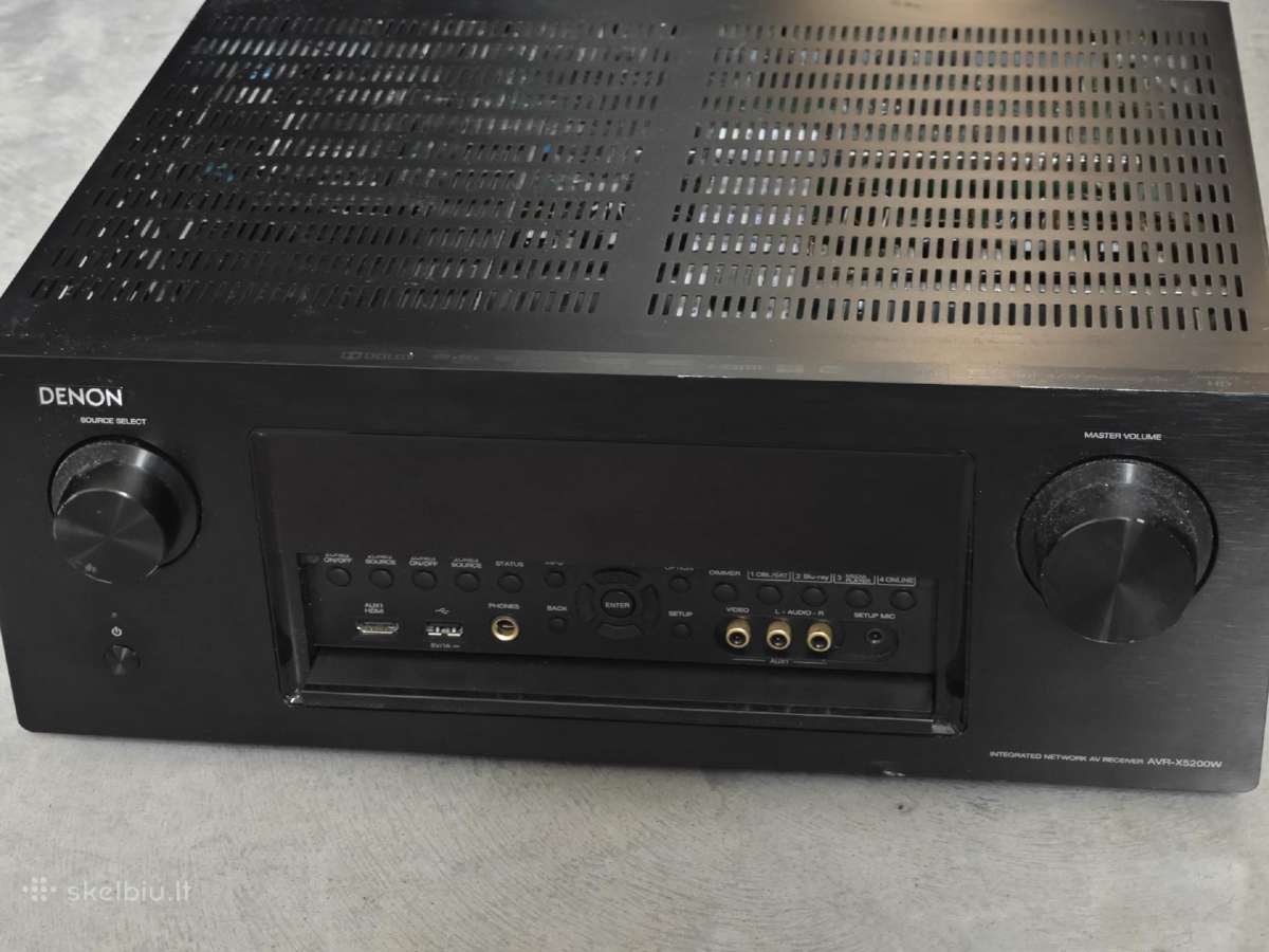Denon avr x5200w 140w 11.2 Bt WiFi 4k 60hz atmos - nuotraukos Nr. 2