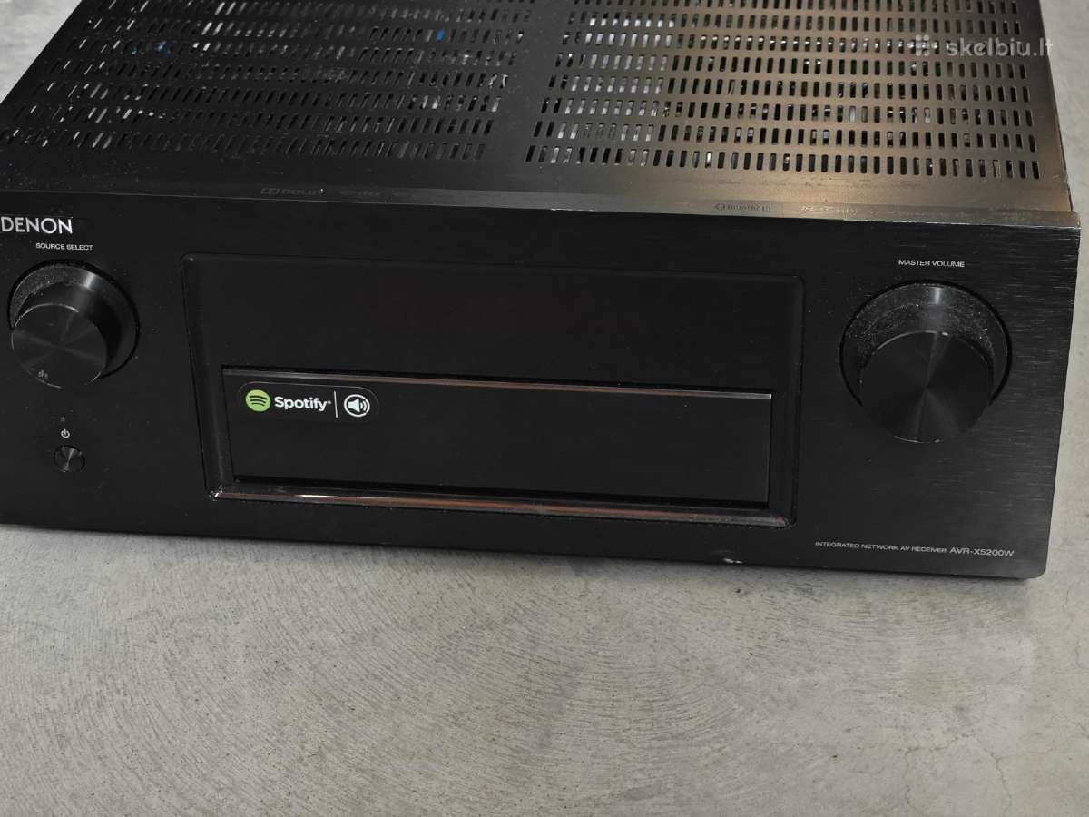 Denon avr x5200w 140w 11.2 Bt WiFi 4k 60hz atmos - nuotraukos Nr. 3