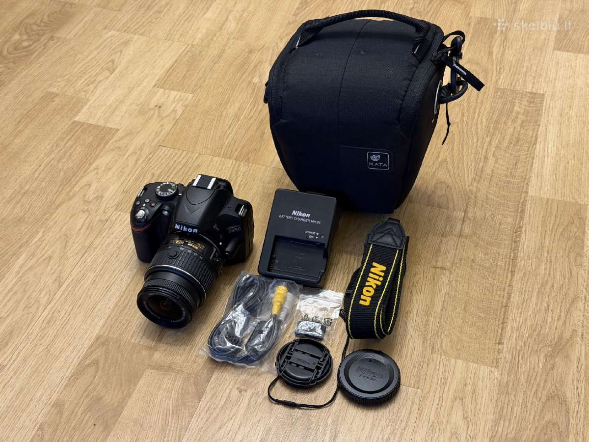 Nikon D3200 / Dslr / 18-55mm / 4k kadrų
