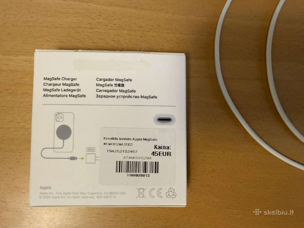 Apple Magsafe Charger - Mhxh3zm/a 15w - nuotraukos Nr. 2